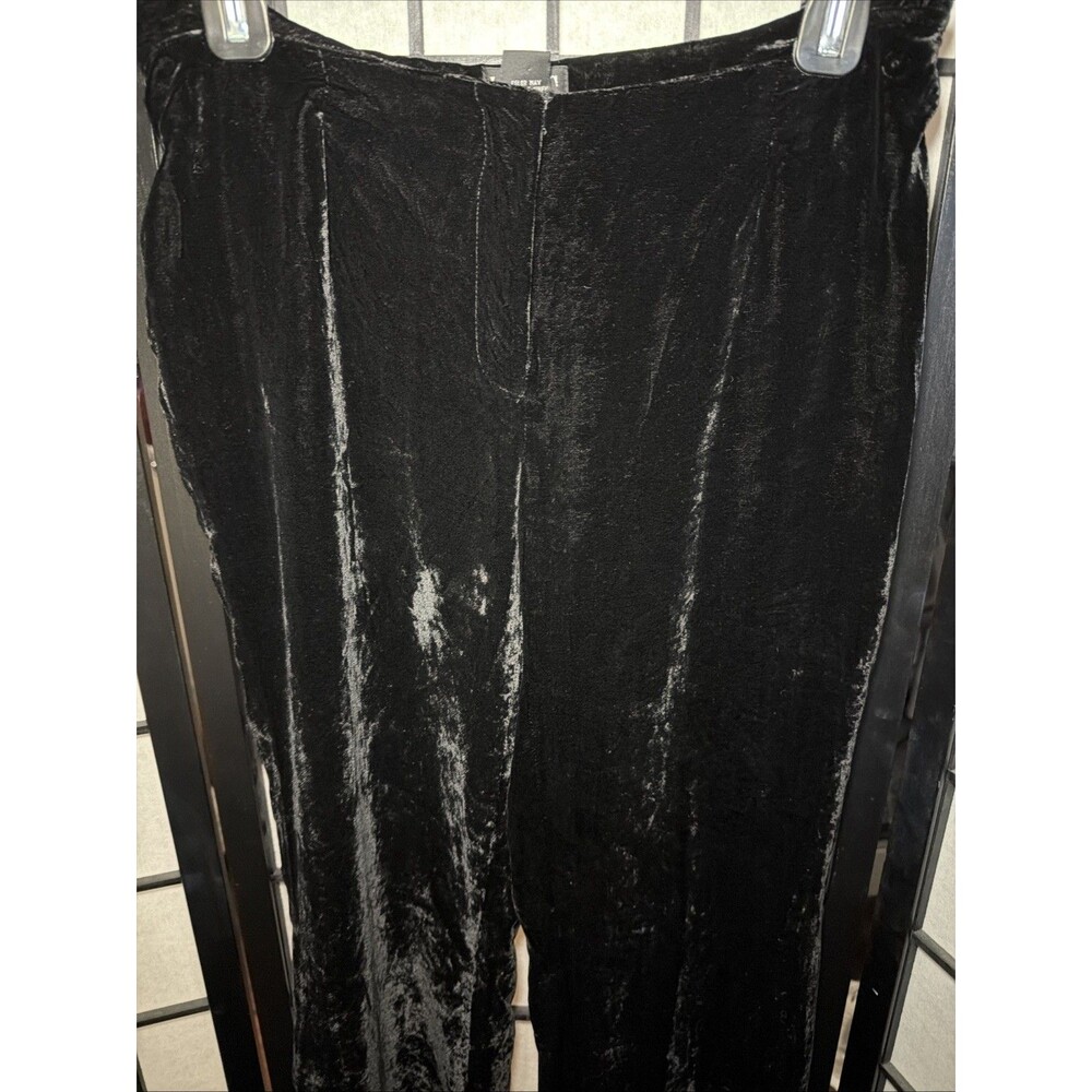 INC Women's Satin Velvet Black Pants‎ Size 4 - Picture 5 of 13